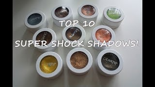 My Favourite Colourpop Super Shock Shadows// Top 10
