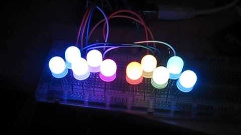 TLC5940 RGB LED Test