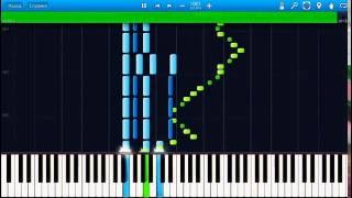 Mendelssohn - Violin Concerto in E minor - I. Allegro molto appassionato. Piano solo (Synthesia)