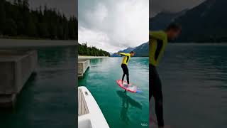 Epic Foilboard Fails & Jumps on Beautiful Lakes 🌊😂