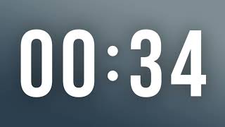1 Minute Countdown Timer 🔵 Simple Dark Blue Aesthetic