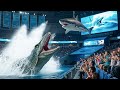 Mosasaurus Jumps Out of Water Jurassic Ocean Zone Adventure with Rexy mp3