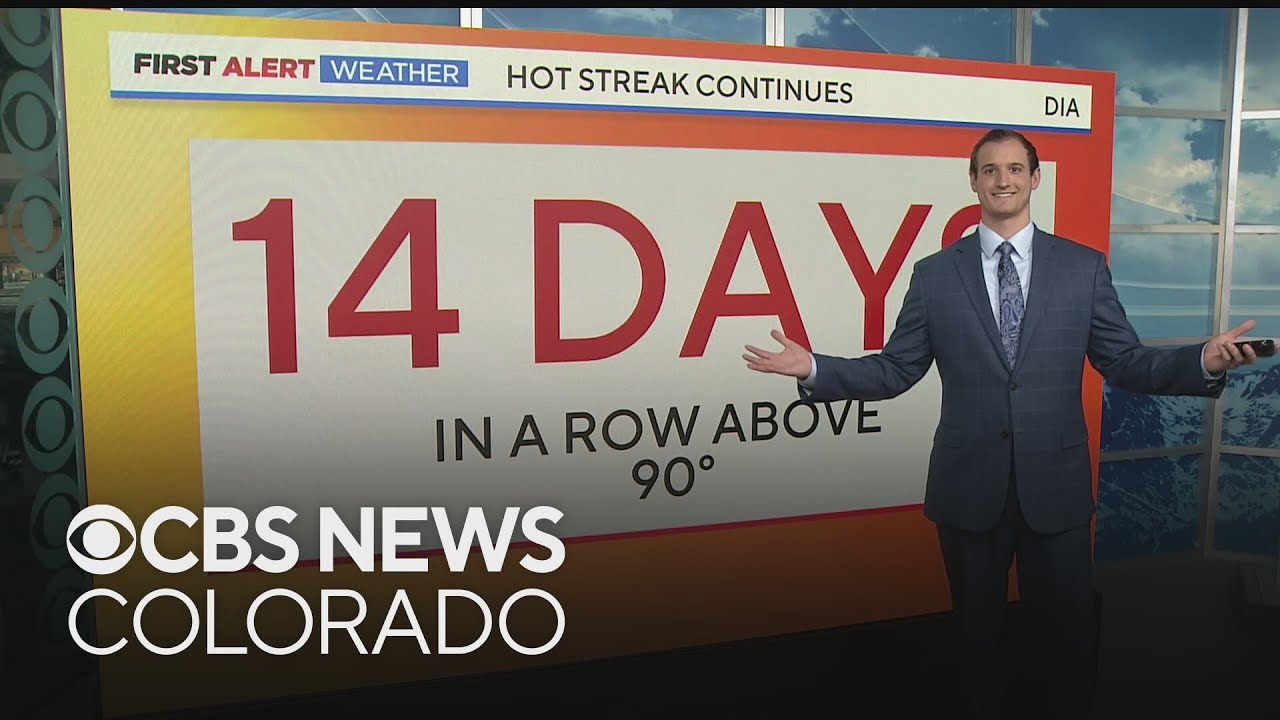 BIG midweek cooldown across Colorado, Denver in the 70s - YouTube
