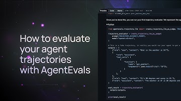 How to evaluate agent trajectories with AgentEvals
