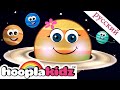 Песня планеты | Solar System Song for kids | колыбельная для малышей | HooplaKidz Russian