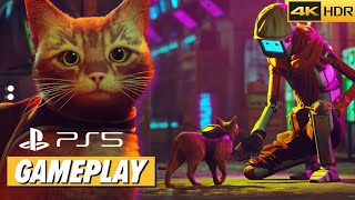 Stray | PS5 4K 60fps Gameplay | Cute Cat Adventure Game | Ultra Realistic | Opening Intro screenshot 4