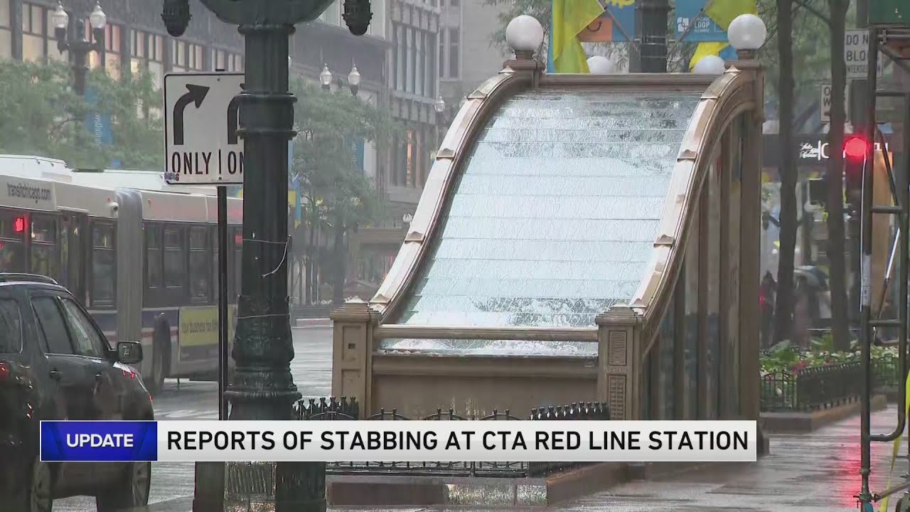 Man robbed, stabbed on CTA Red Line platform in Loop, police say - YouTube