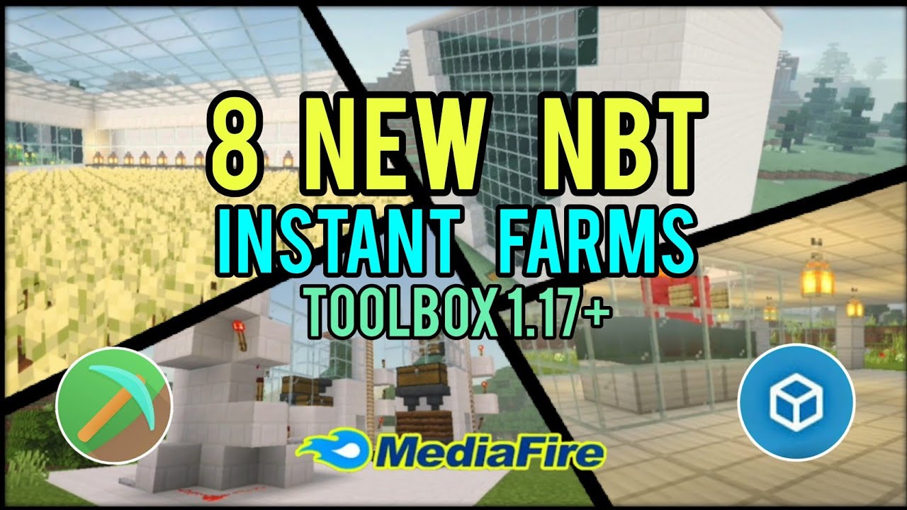 8 New Instant Build Farms Nbt For Toolbox And Horion 1 19 Youtube