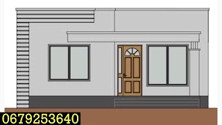 Ramani ya nyumba ya kisasa (3 bedrooms)(0679253640)
