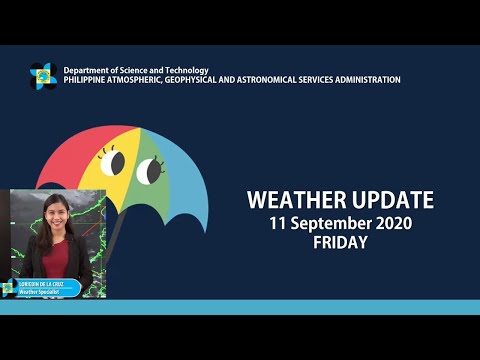 Public Weather Forecast Issued at 4:00 AM September 11, 2020