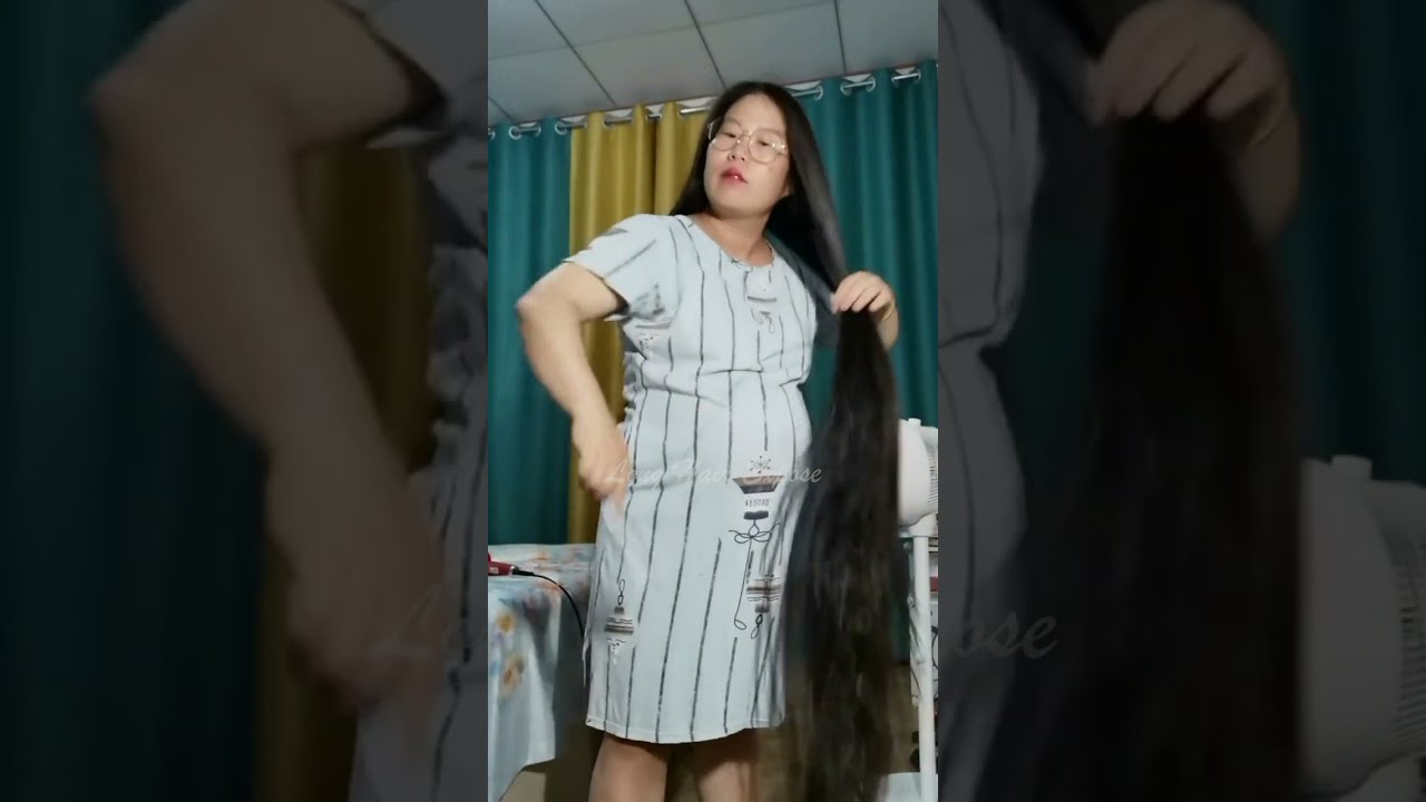 Long Hair Expose |  #longhair #longhairponytail #longhairasian  #domesticlonghair