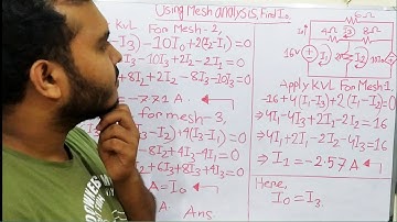 Practice problem 3.6 fundamental of electric circuit । Mesh analysis । Dc circuit ।