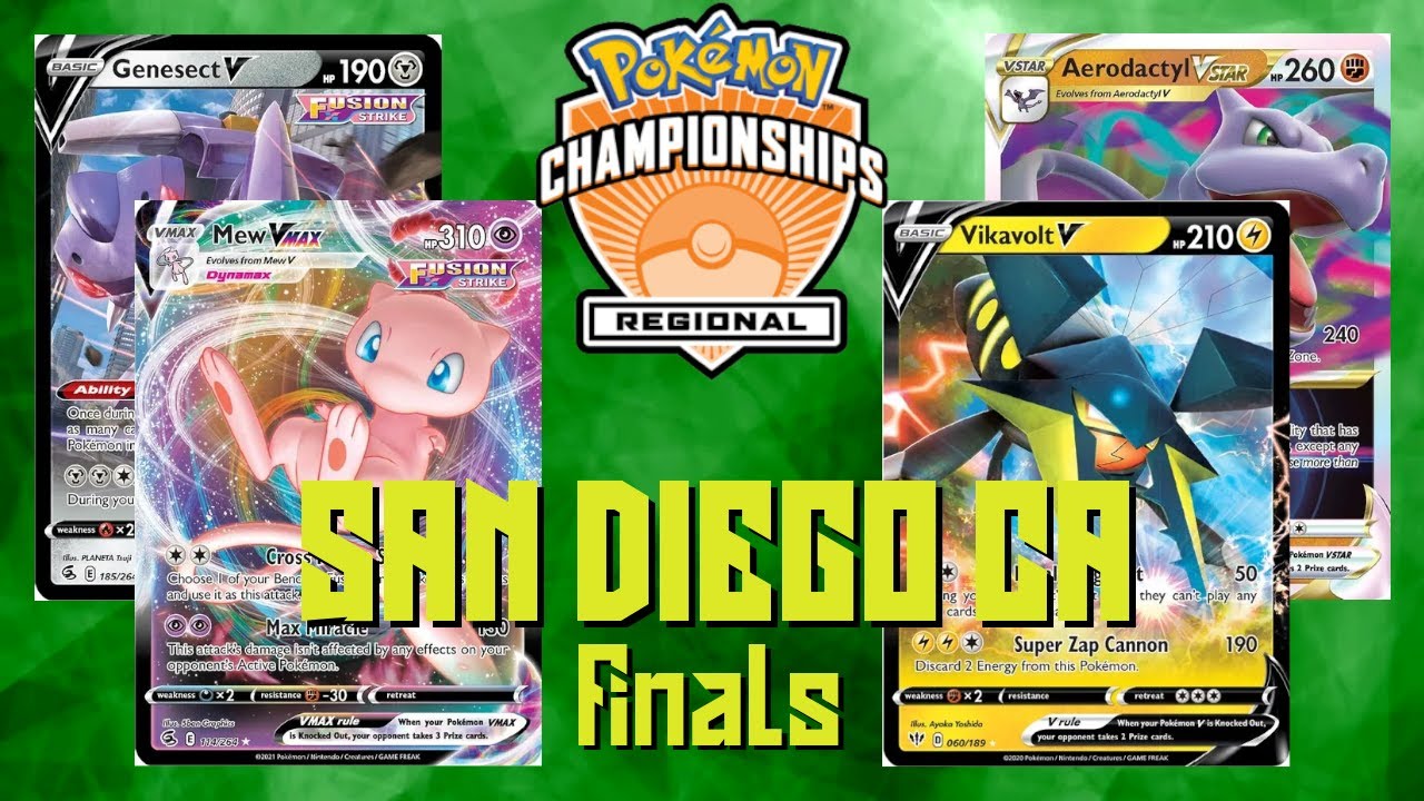 Mew VMAX vs Vikavolt/Aerodactyl - Pokemon TCG San Diego Regionals FINALS