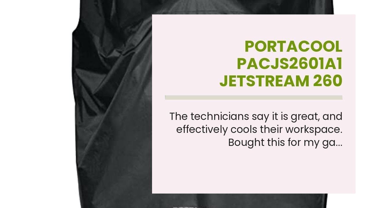 Portacool PACJS2601A1 Jetstream 260 Portable Evaporative Cooler YouTube