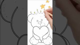Cheer Bear Coloring Magic Perfect for Fans