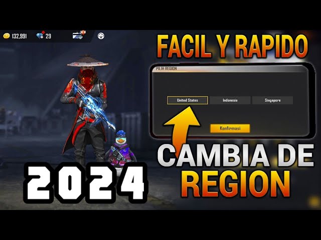 Aprende a cómo cambiar la región de Free Fire (ES)