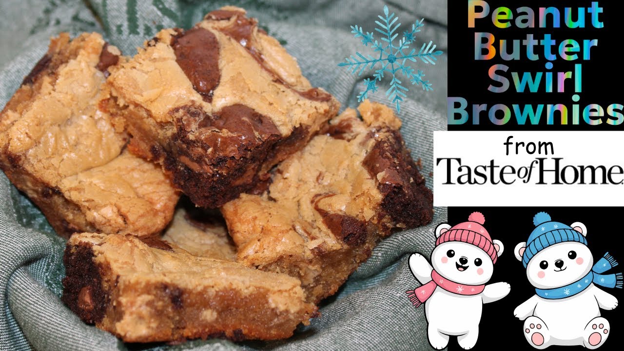 Peanut Butter Swirl Brownies Recipe from Taste of Home Magazine October/November 1998