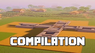 Minecraft ASMR Build Compilation – Relaxing Block Sounds 🧱✨
