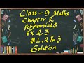 Class9 Maths chapter 2 polynomials ex2.3