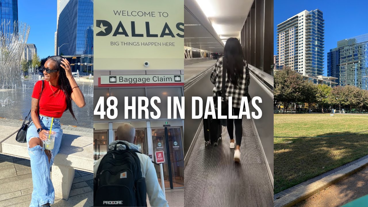 48 HOURS IN DALLAS TEXAS! Travel with me, Exploring Dallas + We're moving to Dallas?? YouTube