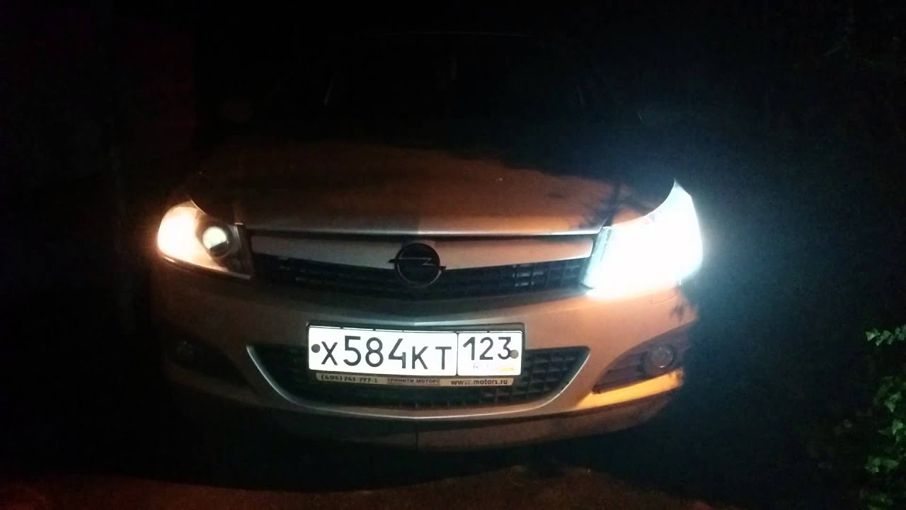 Не горят дхо опель астра j