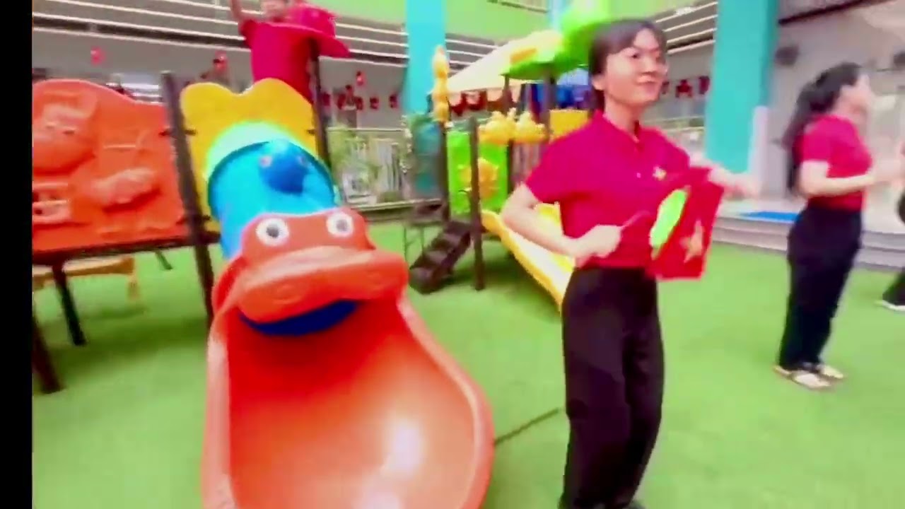 @⭐️Trường MN19/5 - Quận 7 đồng diễn kỷ niệm 50 năm Ngày giải phóng Miền Nam, thống nhất đất nước 🇻🇳