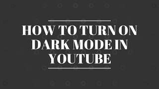 How to turn on Dark Mode in Youtube I Foxweb screenshot 5