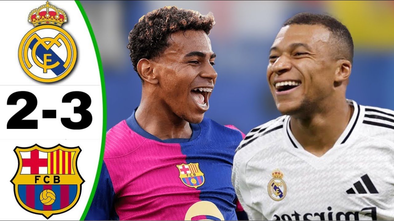 Реал Мадрид против Барселоны 2-3 - Все голы и лучшие моменты - 2026