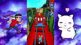 #subwaysurftipsandtricks  surfers amazing new gameplay 😀Cat dance 🪩 screenshot 5