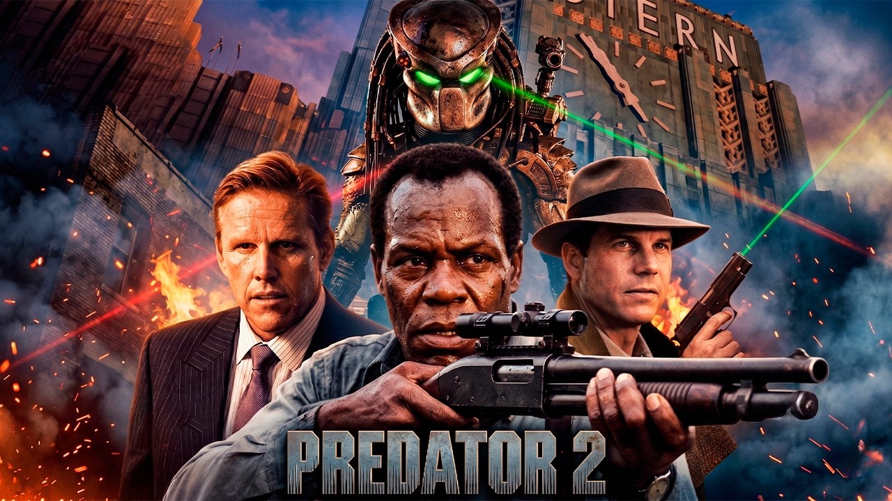 Predator Two Predator 2 (1990) Movie - Kevin Peter Hall, Danny Glover, Gary Busey ...