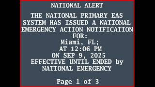 Eas Scenario False North Korean Missile Interruption