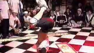 Raw Footage 2001 Rivers Crew Bboy Pheonix korean battle
