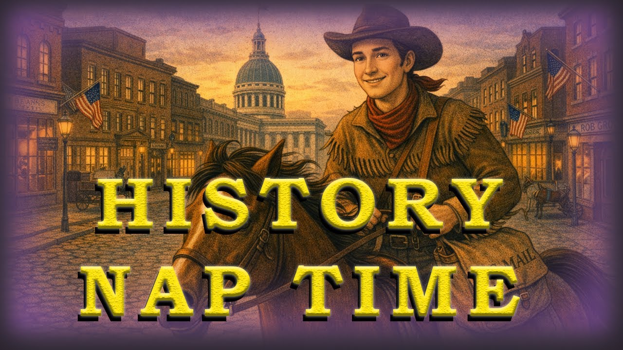 The story of Pony Express Before the Telegraph | Boring History for Sleep