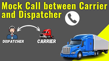 Mock Call tussen Dispatcher en Carrier