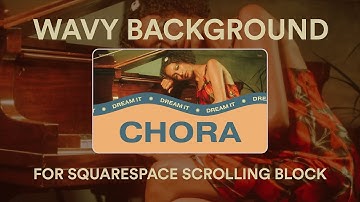 Wavy Scrolling Block for Squarespace