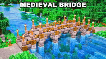 Minecraft: ULTIMATE Middeleeuwse Brug Tutorial (hoe bouw je 1.21)