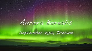 Aurora Borealis on Iceland | September 2021 | 4K