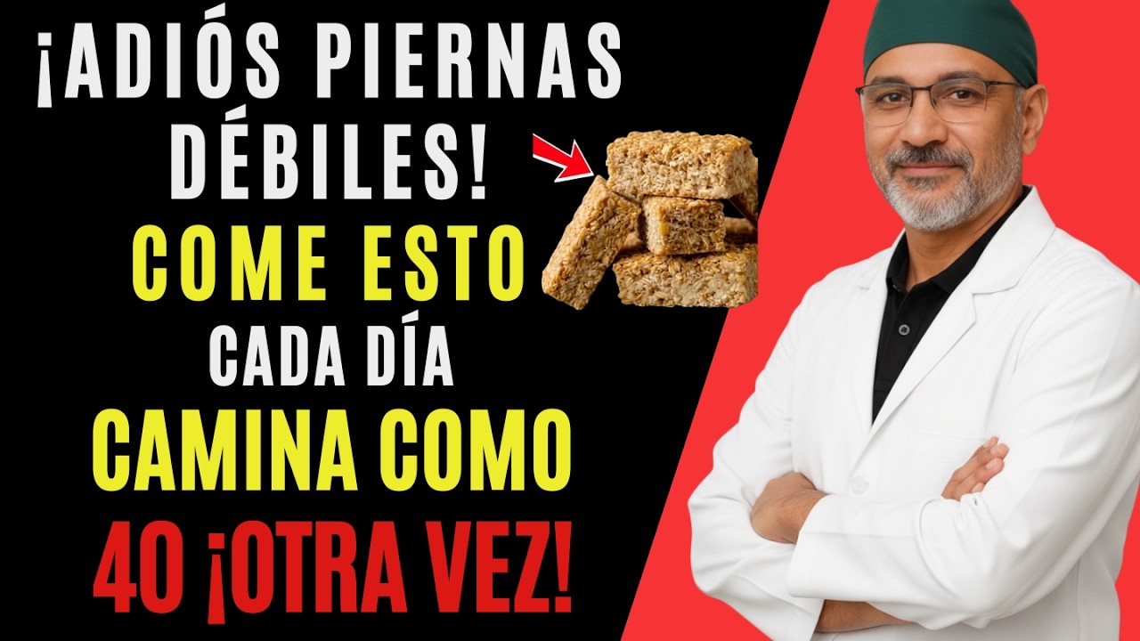 SENIORS: ¿quieres piernas más fuertes a los 90? Come esto a diario