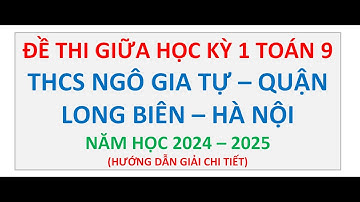 Đề Thi Giữa Học Kỳ 1 Toán 7, THCS Ngọc Lâm, Quận Long Biên, Hà Nội, Năm 2024-2025