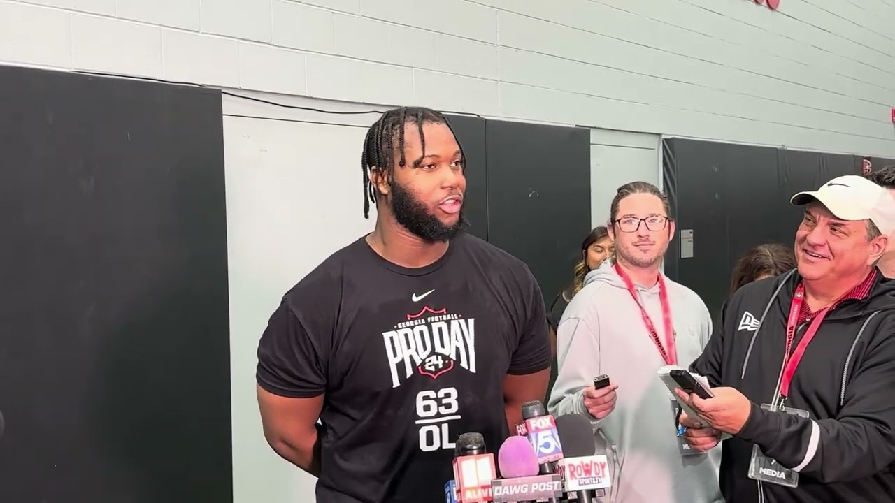 Sedrick Van Pran raves about new Georgia center Jared Wilson