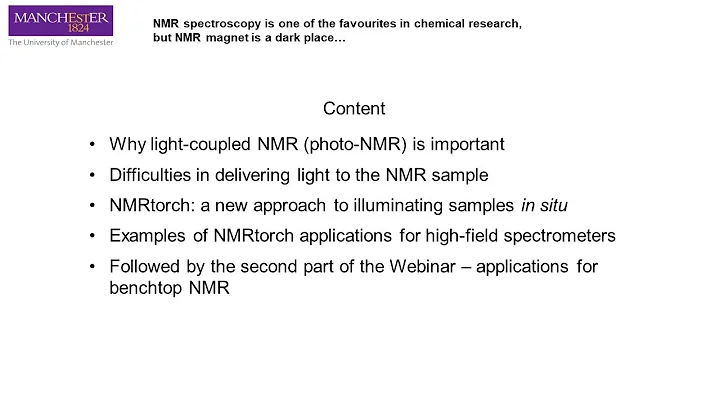 Shine a light on your chemistry with in situ photo NMR