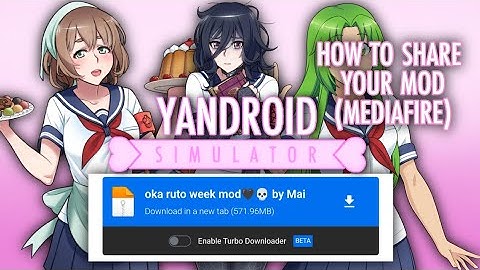 How to upload your YanDroid Simulator Mod!