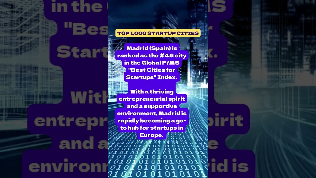 Best Startup City #45: Why Madrid is a Hidden Gem for Entrepreneurs!