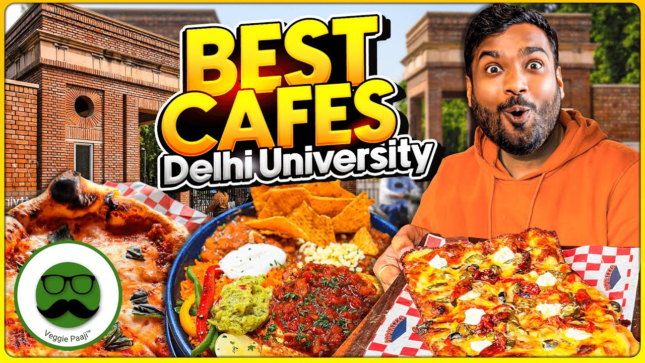I Visit the Best Cafes in Delhi University | Papariza Pizza, Cafeteria & Co. & More | Veggie Paaji