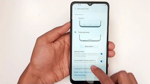 How to Navigation Bar Change On Samsung A12 SM-A125F