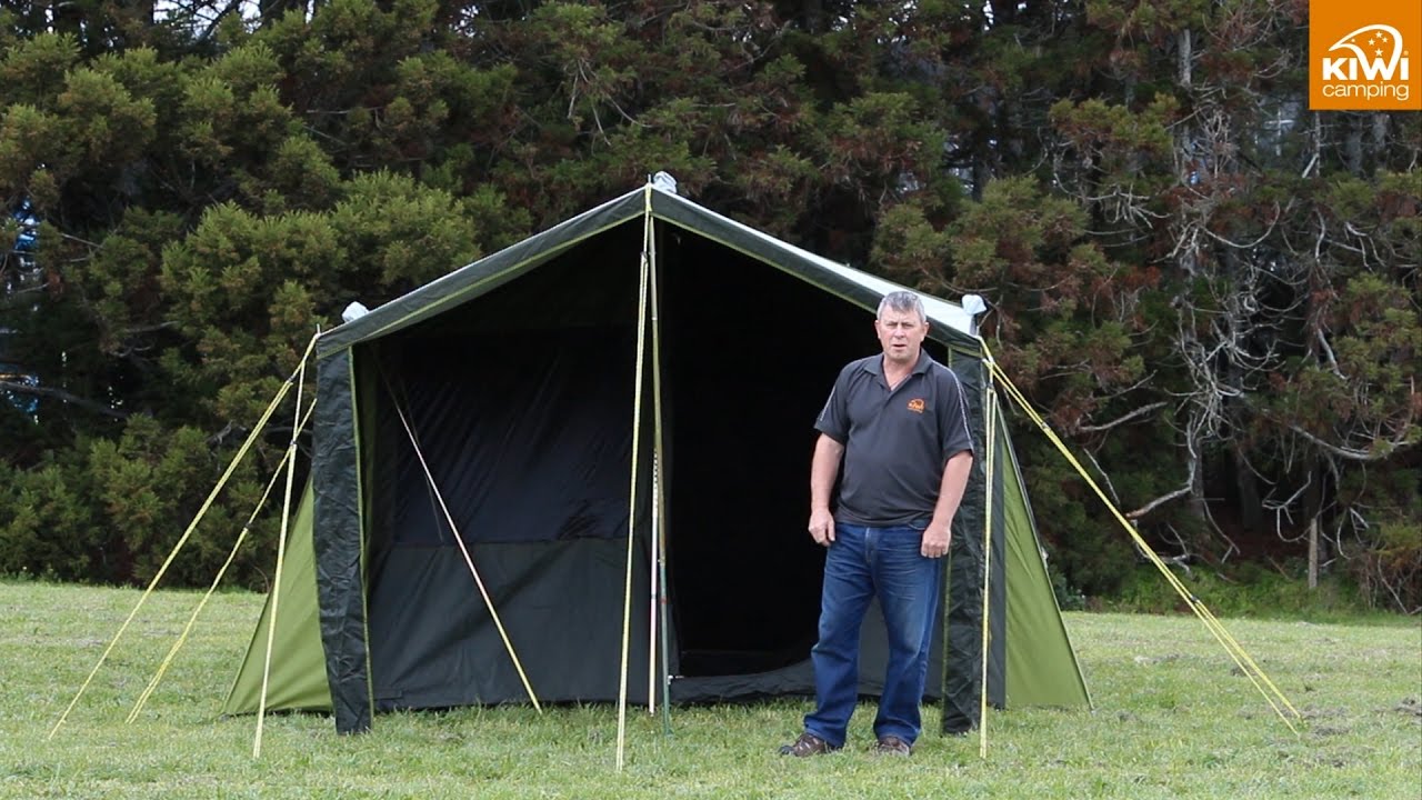 Kiwi Camping Kakapo 8 Canvas Tent - Key Features - YouTube