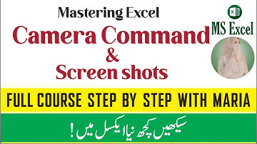 Mastering Excel: Camera Command & Screenshots Tutorial | Excel Tutorial | Excel Tips and Tricks