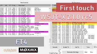 FT4. First use of WSJT-x 2.1.0 rc5