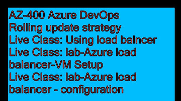 "AZ-400: Implementing Load Balancing in Azure DevOps – A Step-by-Step Guide"