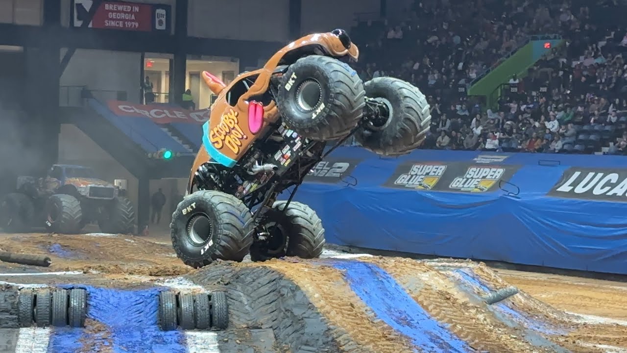 Monster Jam 2023 Macon, GA (4/8/23) Show 3 Two Wheel Skills YouTube